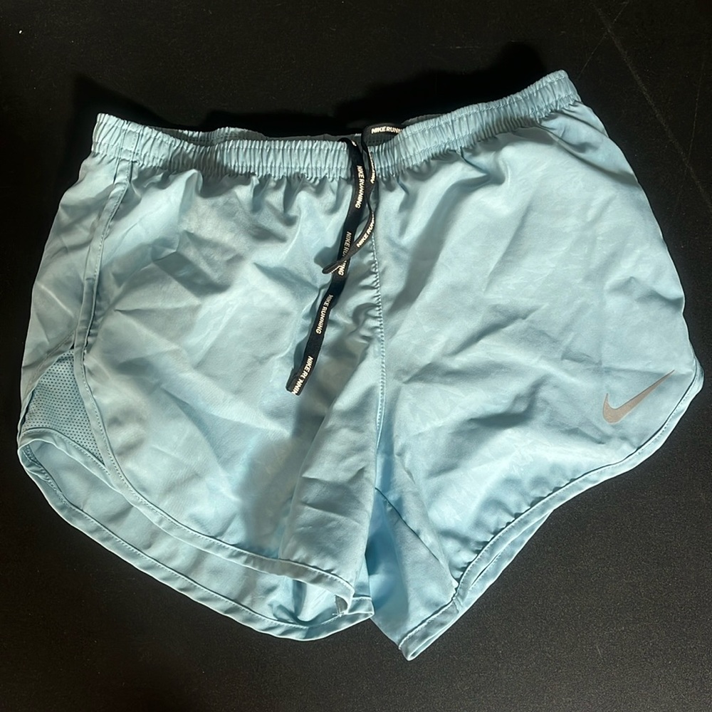 Women’s athletic blue Nike shorts